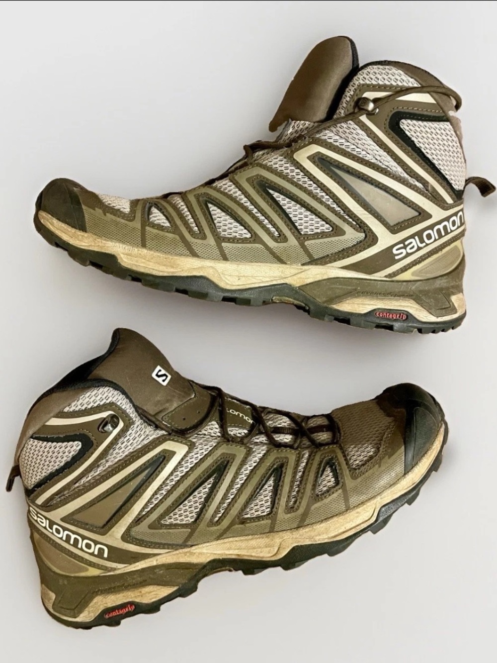 Salomon Ultra X Mid 3 Hiking Outdoor Boots Men's SZ 13 Gore Tex